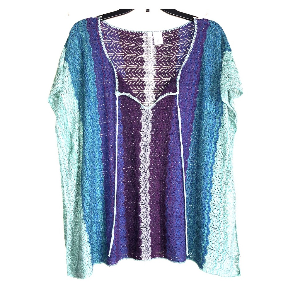 Absolutely creative worldwide poncho top